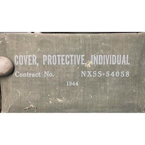 2 Vintage WWll US Anti/vesicant Protective Cover up‎ poop I googols